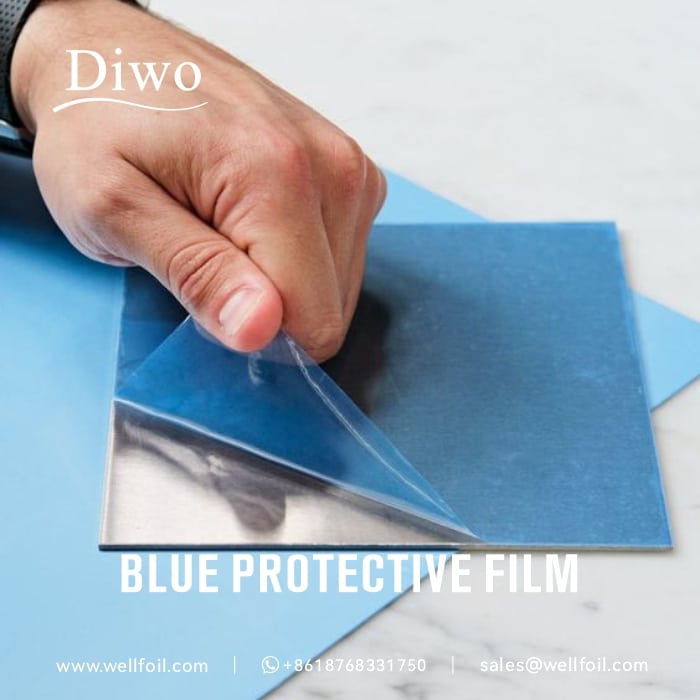 Film de protection bleu aluminium, fabricant chinois